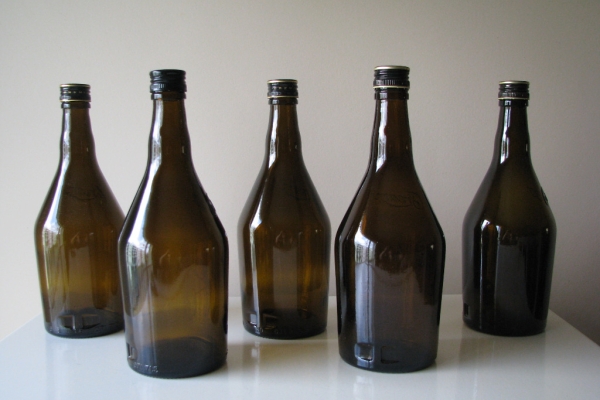 Ogłoszenie - Ciemne butelki z brązowego szkła 0,7 l na nalewki i inne domowe przetwory. Zdjęcie 3