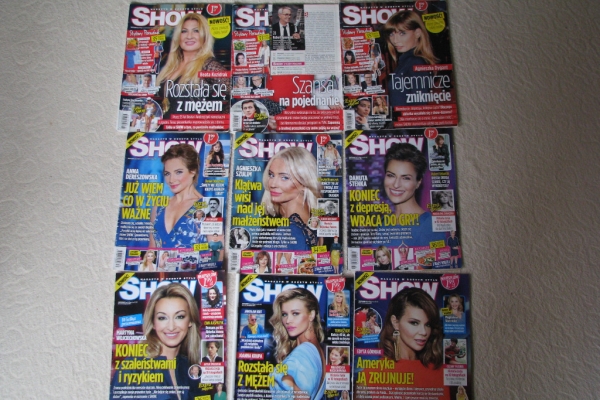 Ogłoszenie - Magazyn SHOW – dwutygodnik 2015 – 2017r.. Zdjęcie 5