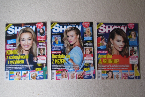 Ogłoszenie - Magazyn SHOW – dwutygodnik 2015 – 2017r.. Zdjęcie 3