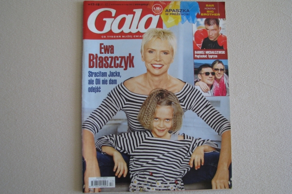 Ogłoszenie - Gala – dwutygodnik 2002 – 2003 r.. Zdjęcie 4