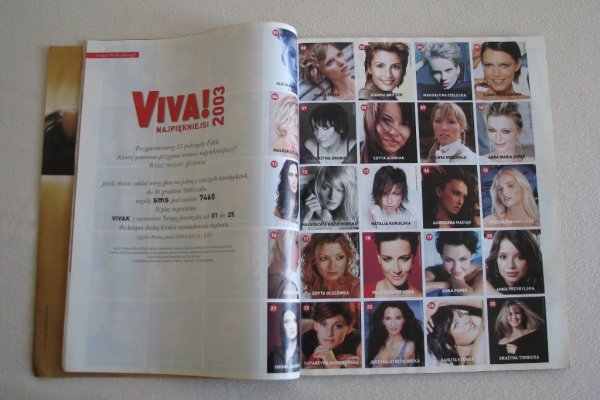Ogłoszenie - Viva ! – dwutygodnik XXL nr 25 (179) 15 grudnia 2003 r.. Zdjęcie 4