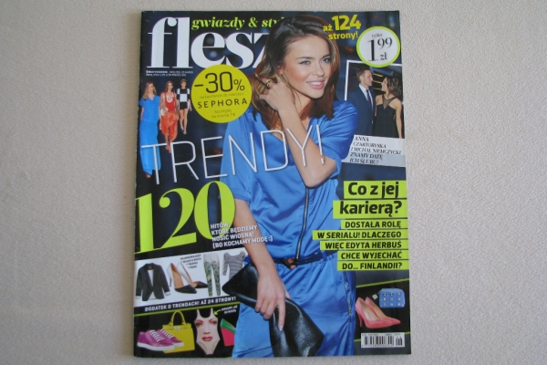 Ogłoszenie - Magazyn Flesz Gwiazdy & Styl – dwutygodnik nr 6 (39) 25 marca 2013. Zdjęcie 1