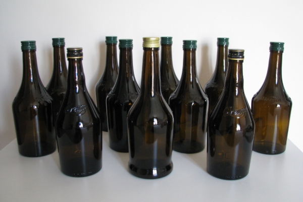 Ogłoszenie - Ciemne butelki z brązowego szkła 0,7 l na nalewki i inne domowe przetwory. Zdjęcie 4