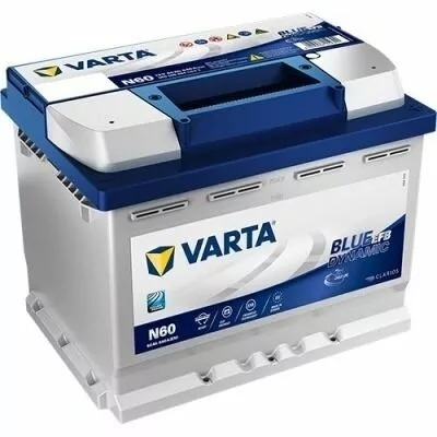 Ogłoszenie - Akumulator 60Ah 640A VARTA Blue Dynamic EFB START&STOP N60. Zdjęcie 1