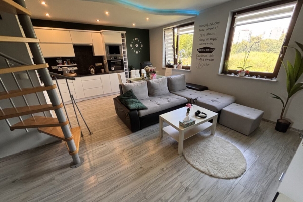 Ogłoszenie - Nowoczesne mieszkanie w stylu Boho - Infiore Park Przemyśl , 47 m2 , Duży Taras, Dwupoziomowe. Zdjęcie 4