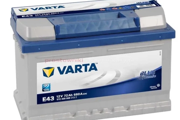 Ogłoszenie - Akumulator VARTA BLUE 72Ah 680A E43 Chopina 20 Grudziądz. Zdjęcie 1