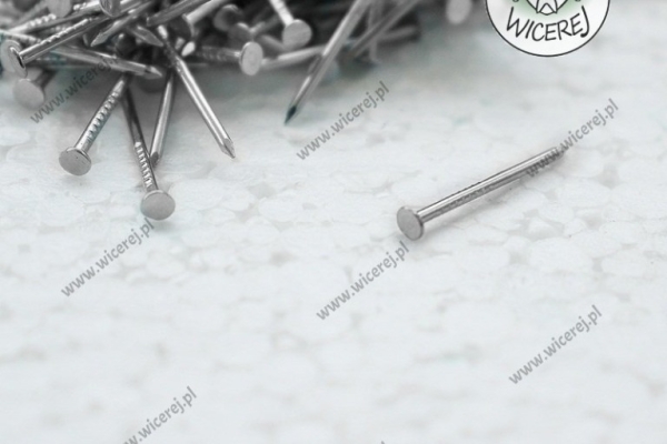 Ogłoszenie - Gwoździe do nabijania odstępników 1,2 x 20mm - 100g stal ocynkowana. Zdjęcie 2