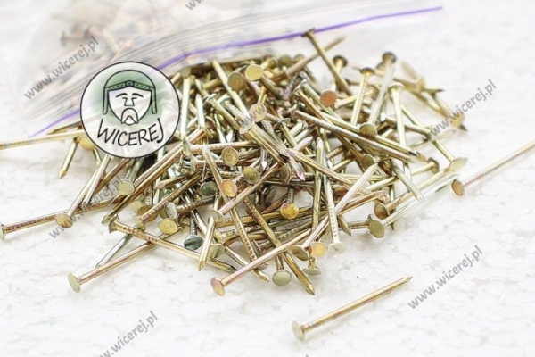 Ogłoszenie - Gwoździe do zbijania ramek 1,6 x 30mm - 100g stal ocynkowana. Zdjęcie 2