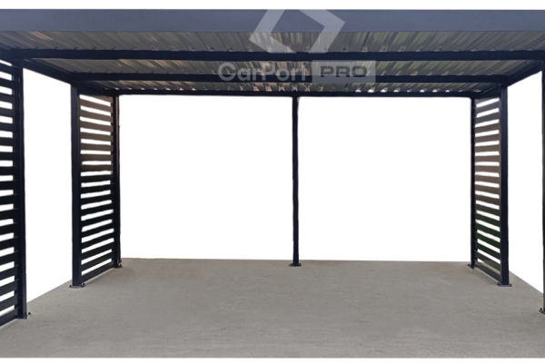 Ogłoszenie - CarPort PREMIUM - wiata samochodowa 5x5 - antracyt - dodatkowa zabudowa  CP114. Zdjęcie 1