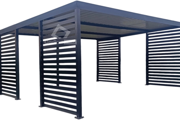 Ogłoszenie - CarPort PREMIUM - wiata samochodowa 5x5 - antracyt   CP115. Zdjęcie 1