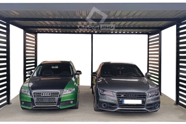 Ogłoszenie - CarPort PREMIUM - wiata samochodowa 6x6 - antracyt   CP116. Zdjęcie 1