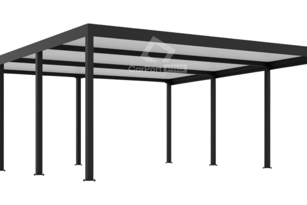 Ogłoszenie - CarPort PREMIUM - wiata samochodowa 6x5,5 - antracyt  CP109. Zdjęcie 1