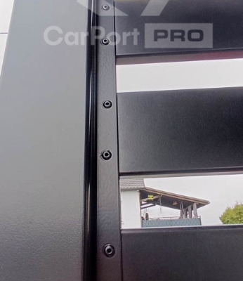 Ogłoszenie - CarPort PREMIUM - wiata samochodowa 6x6 - antracyt - dodatkowa zabudowa CP117. Zdjęcie 5