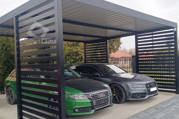 Ogłoszenie - CarPort PREMIUM - wiata samochodowa 5x5 - antracyt  CP113. Zdjęcie 7