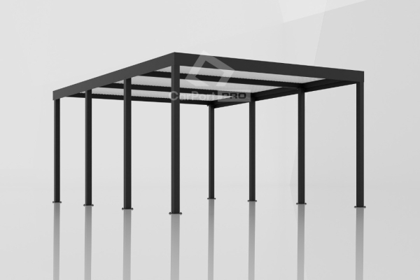 Ogłoszenie - CarPort PREMIUM - Wiata samochodowa 5x5 Antracyt - CP103. Zdjęcie 2