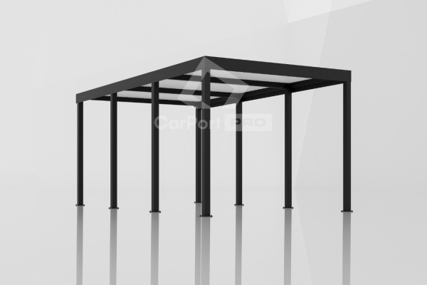 Ogłoszenie - CarPort PREMIUM - wiata samochodowa 3x5 - antracyt  CP106. Zdjęcie 2
