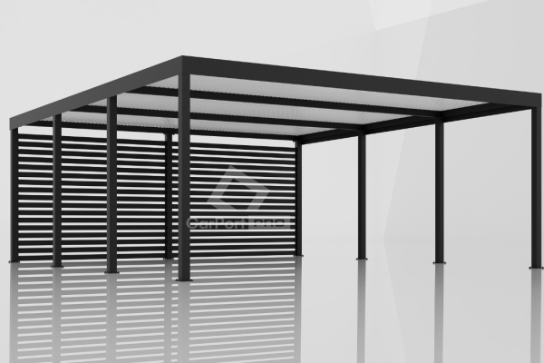 Ogłoszenie - CarPort PREMIUM - wiata samochodowa 6x5,5 - antracyt  CP107. Zdjęcie 2