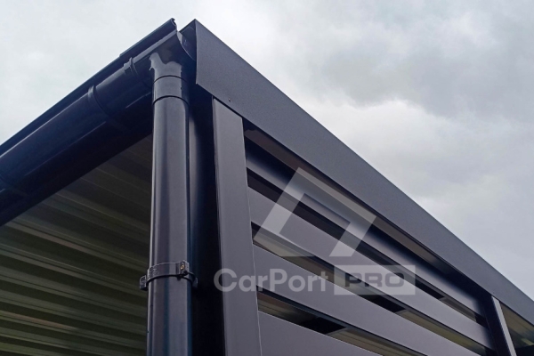 Ogłoszenie - CarPort PREMIUM - wiata samochodowa 5x5 - antracyt  CP113. Zdjęcie 5