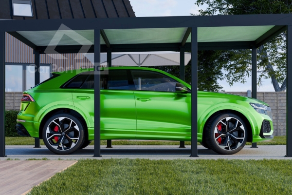 Ogłoszenie - CarPort PREMIUM - wiata samochodowa 3x5 - antracyt  CP106. Zdjęcie 4