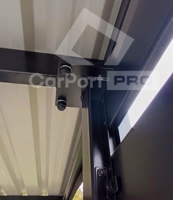 Ogłoszenie - CarPort PREMIUM - wiata samochodowa 5x5 - antracyt  CP113. Zdjęcie 4