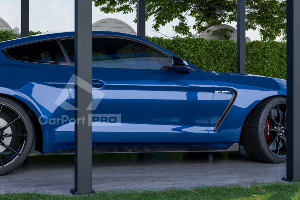 Ogłoszenie - CarPort PREMIUM - Wiata samochodowa 5x5 Antracyt - CP103. Zdjęcie 3