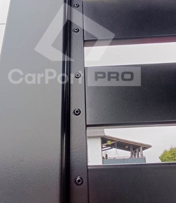 Ogłoszenie - CarPort PREMIUM - wiata samochodowa 5x5 - antracyt   CP115. Zdjęcie 3