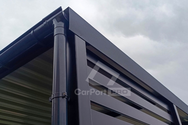 Ogłoszenie - CarPort PREMIUM - wiata samochodowa 5x5 - antracyt - dodatkowa zabudowa  CP114. Zdjęcie 5