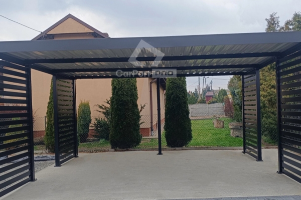Ogłoszenie - CarPort PREMIUM - wiata samochodowa 5x5 - antracyt  CP113. Zdjęcie 6