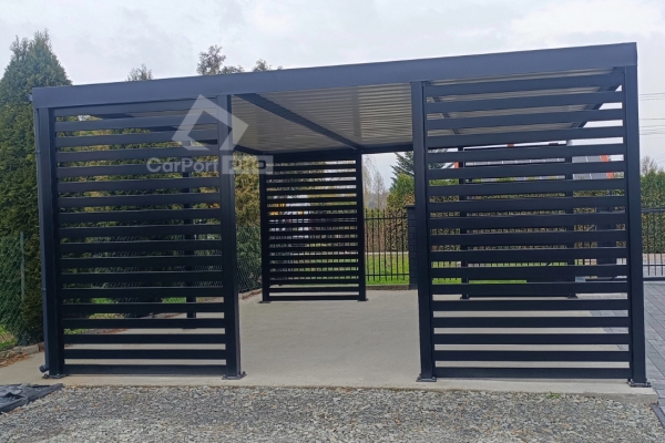 Ogłoszenie - CarPort PREMIUM - wiata samochodowa 5x5 - antracyt   CP115. Zdjęcie 9