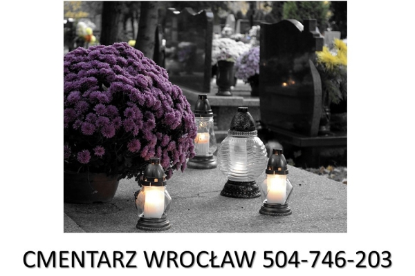 Ogłoszenie - Sprzątanie grobów na cmentarzu w Kiełczowie we Wrocławiu, tel. 504-746-203, opieka nad grobami. Zdjęcie 1