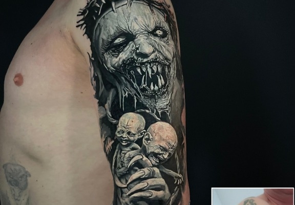 Ogłoszenie - Tatuaż Łódź Studio He3 Tatuażyk Piotrkowska 85 Realistyczne Fine Line Covery Zakrywanie blizn. Zdjęcie 8