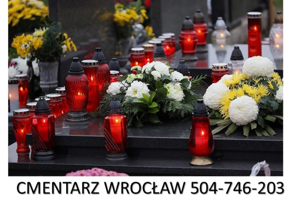 Ogłoszenie - Sprzątanie grobów na cmentarzu przy ulicy Kiełczowskiej we Wrocławiu, tel. 504-746-203, opieka nad grobami. Zdjęcie 1