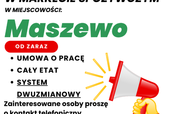 Ogłoszenie - Praca w markecie, Dino Polska S.A., Maszewo 66-614. Zdjęcie 1