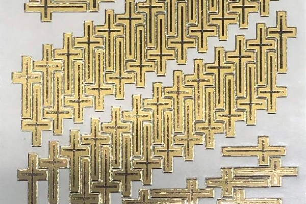 Ogłoszenie - Naklejki samoprzylepne, złocone.. Zdjęcie 2