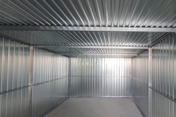 Ogłoszenie - Garaż blaszany 3x5m - brama dwuskrzydłowa - ocynk - dach spad w tył TS1097. Zdjęcie 7