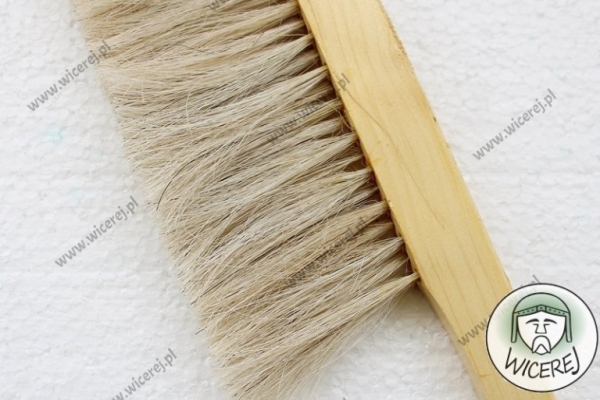 Ogłoszenie - Maxi Zmiotka Duża 2 rzędowa naturalne włosie miotełka szczotka do pszczół. Zdjęcie 4