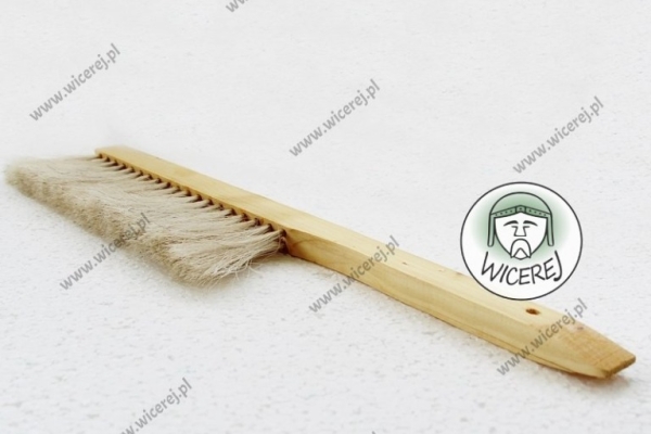 Ogłoszenie - Maxi Zmiotka Duża 2 rzędowa naturalne włosie miotełka szczotka do pszczół. Zdjęcie 6