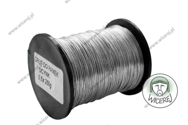 Ogłoszenie - Drut pszczelarski do ramek 0,5mm - 0,25kg Ocynkowany ramki ule. Zdjęcie 1