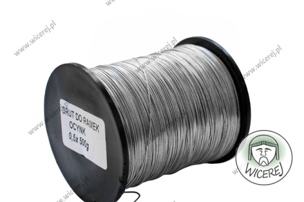 Ogłoszenie - Drut pszczelarski do ramek 0,5mm - 0,5kg Ocynkowany ramki ule. Zdjęcie 1