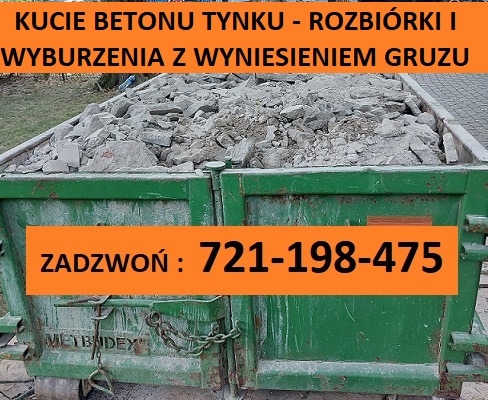 Ogłoszenie - Skuwanie płytek , kucie posadzek , skuwanie tynków Rozbiórki budynków . Wyburzenia ścian. Zdjęcie 1