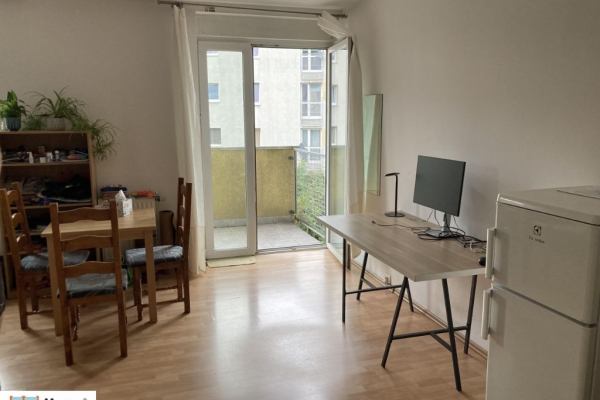 Ogłoszenie - 1pok, 28met, Okolice Gdańskiej BALKON/PIWNICA (Wrocław). Zdjęcie 1