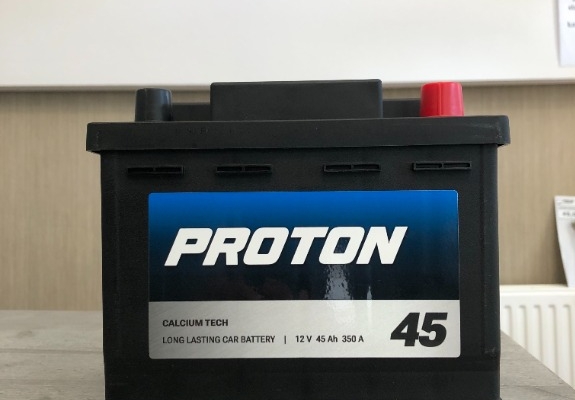 Ogłoszenie - Akumulator 45AH 350A Proton prawy plus. Zdjęcie 1
