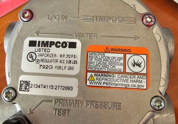 Ogłoszenie - Parownik reduktor gazu LPG Linde oryginał części zamienne wózki widłowe. Zdjęcie 1