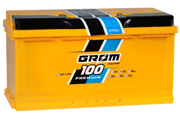 Ogłoszenie - Akumulator 100Ah 850A EN Grom Racing Prawy Plus. Zdjęcie 1