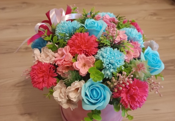 Ogłoszenie - Flower Box z kwiatów mydlanych. Zdjęcie 1