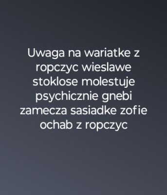 Ogłoszenie - Uwaga ropczyce. Zdjęcie 1