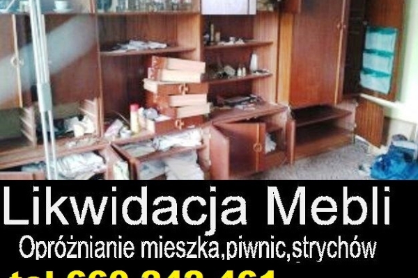 Ogłoszenie - wywóz mebli AGD RTV opróżniamy mieszkania domy piwnice wynoszenie na gabaryty! warszawa stolica. Zdjęcie 1