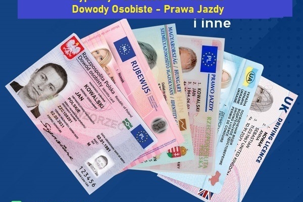 Ogłoszenie - Kolekcjonerskie prawo jazdy oficjalna replika, kolekcjonerska karta pobytu. Zdjęcie 1