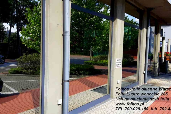 Ogłoszenie - Lustro weneckie- folie do oklejania szyb Warszawa - Usługa montażu folii lustro weneckie -Folkos folie okienne. Zdjęcie 7