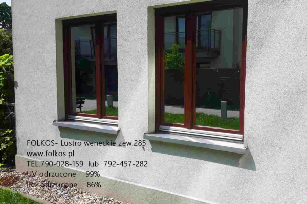 Ogłoszenie - Folia lustro weneckie do mieszkania -folia wenecka na okna do domu, mieszkania, biura, szkół, sklepów, szpitali. ochrony. Zdjęcie 3
